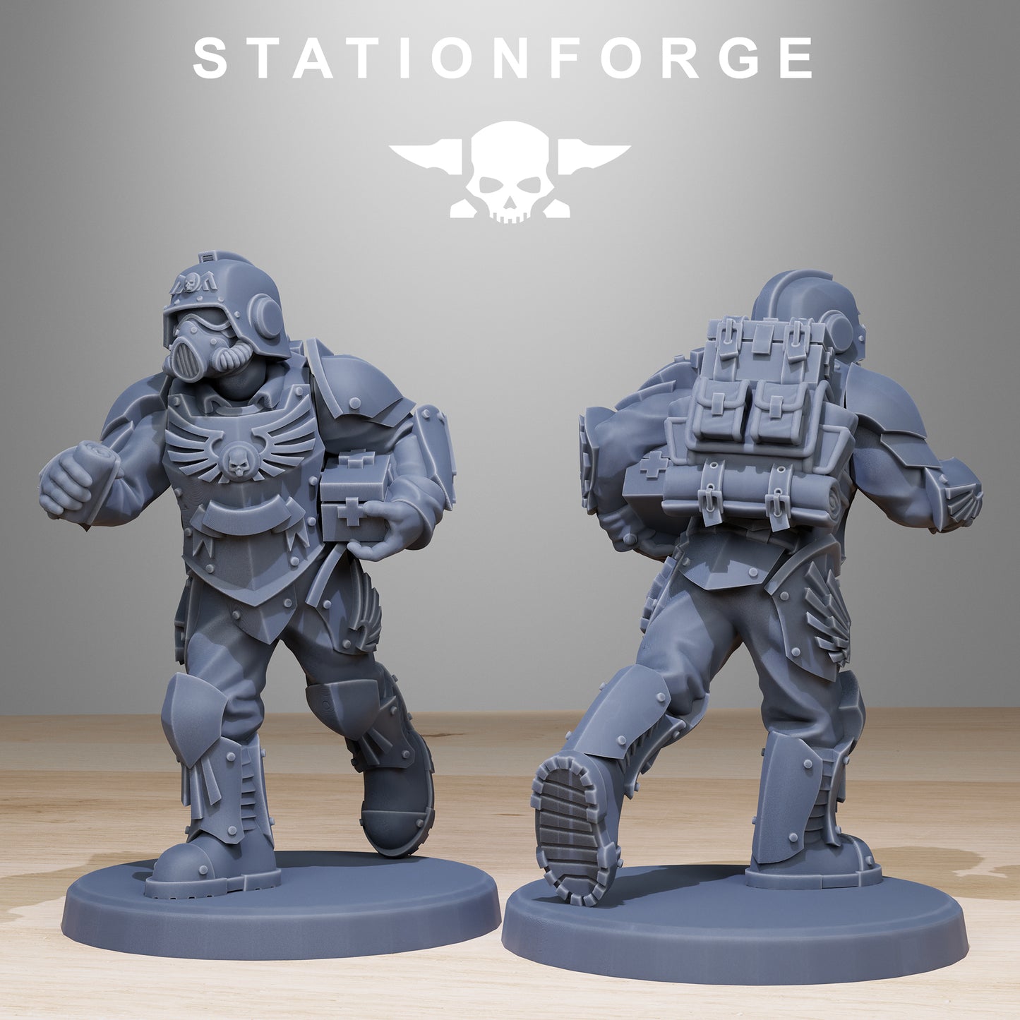 GrimGuard Elites Miniatures - Station Forge Warhammer Figures