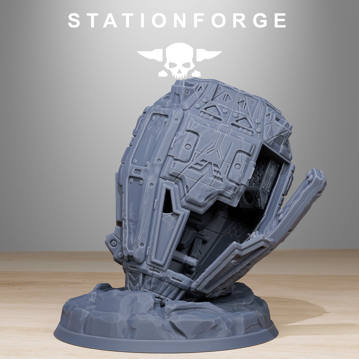 Vaskar Drop Pod Miniature - Station Forge Figures