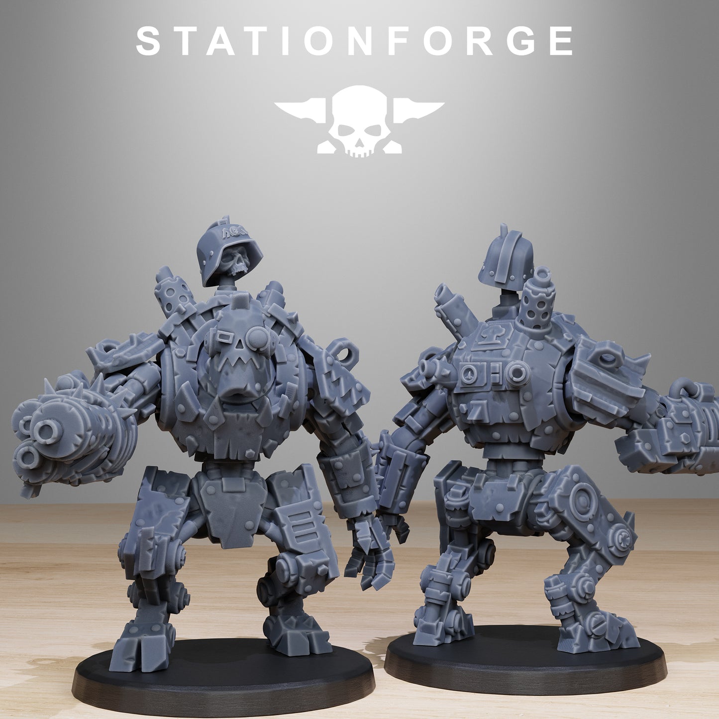 Orkaz Bots Infantry Miniatures - Station Forge Figures