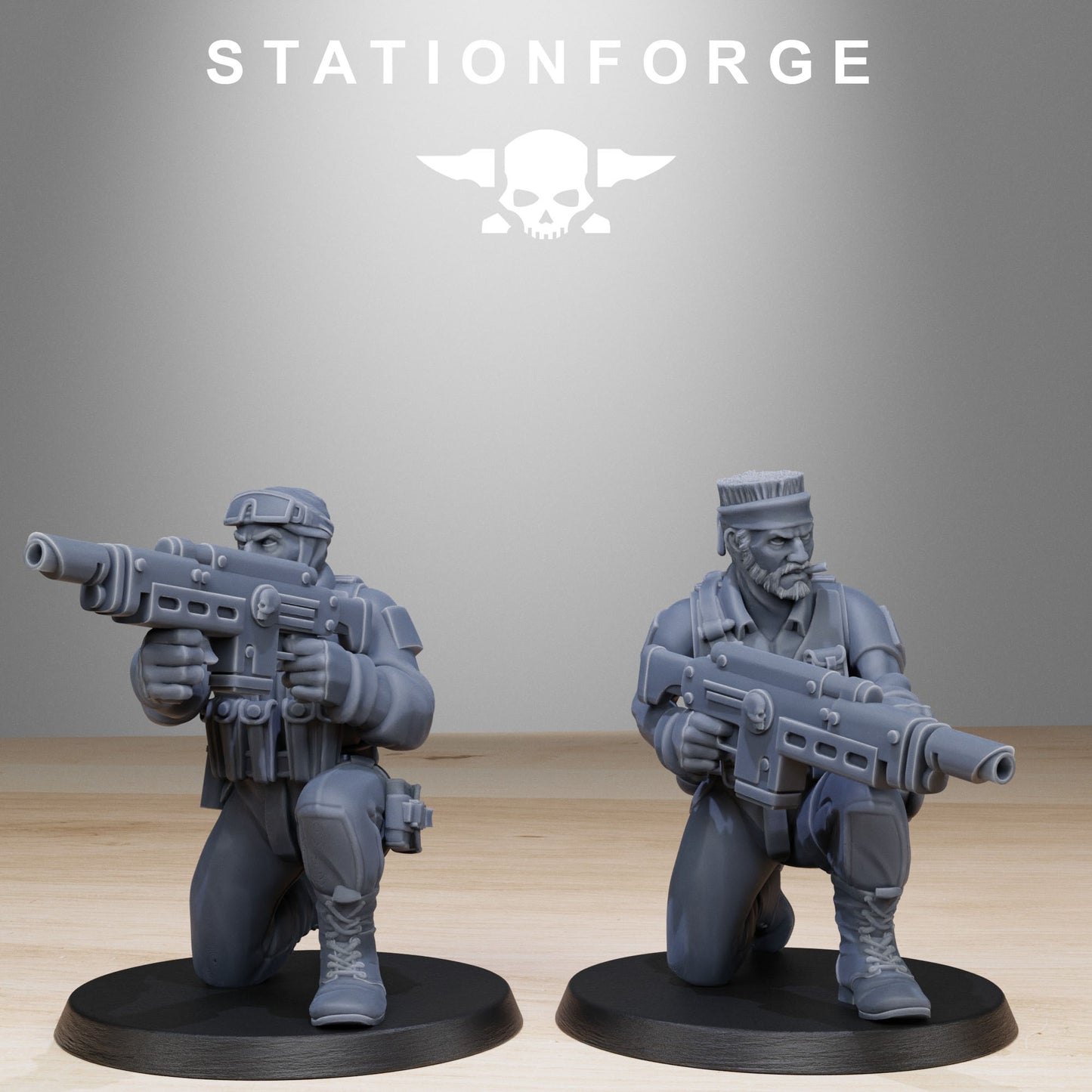 The GrimGuard Counter Terrorists from Station Forge 32mm