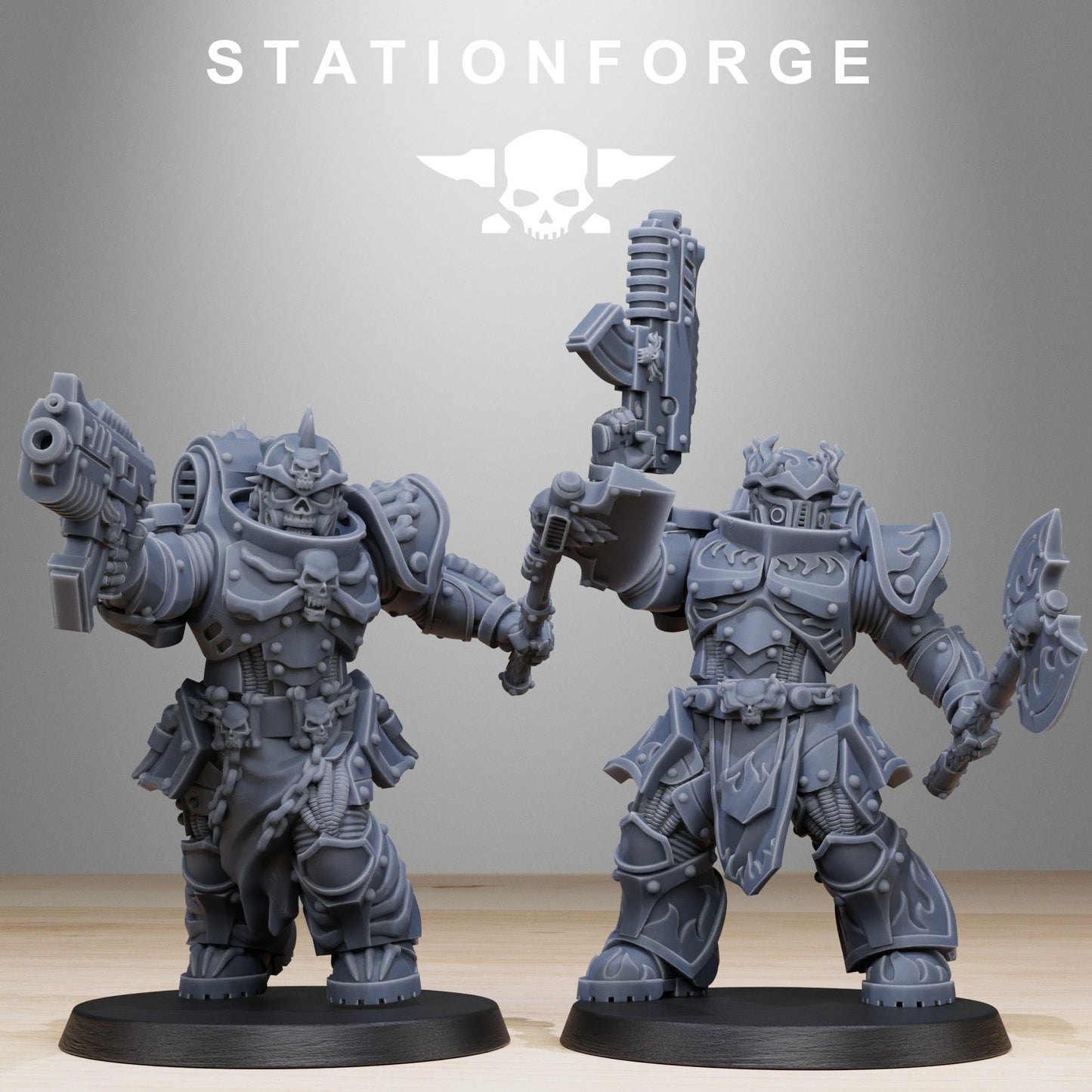 Socratis Dragon Knights Miniatures - Station Forge Figures