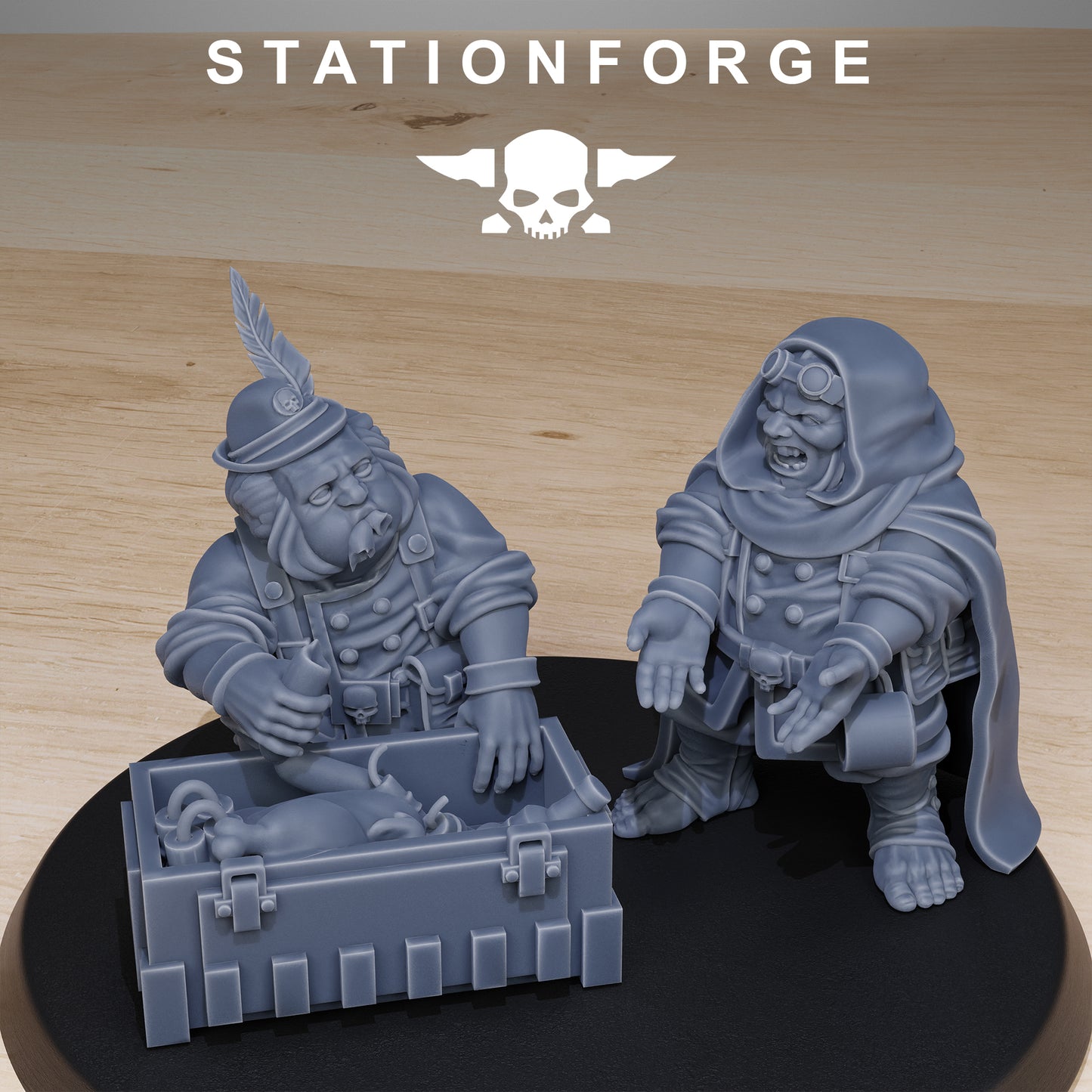 The GrimGuard Skulldart Trappers from Station Forge 32mm