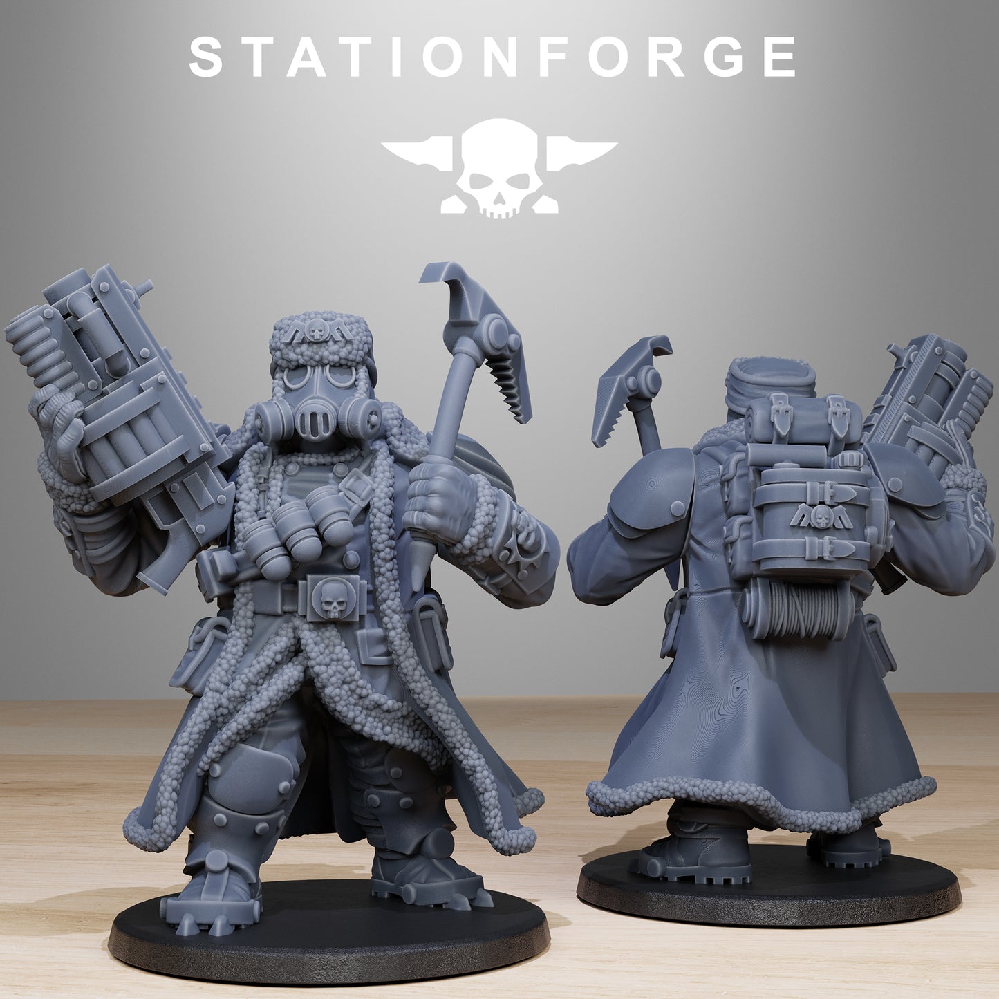 GrimGuard Frostwatch Mutants Miniatures - Station Forge Warhammer Figures