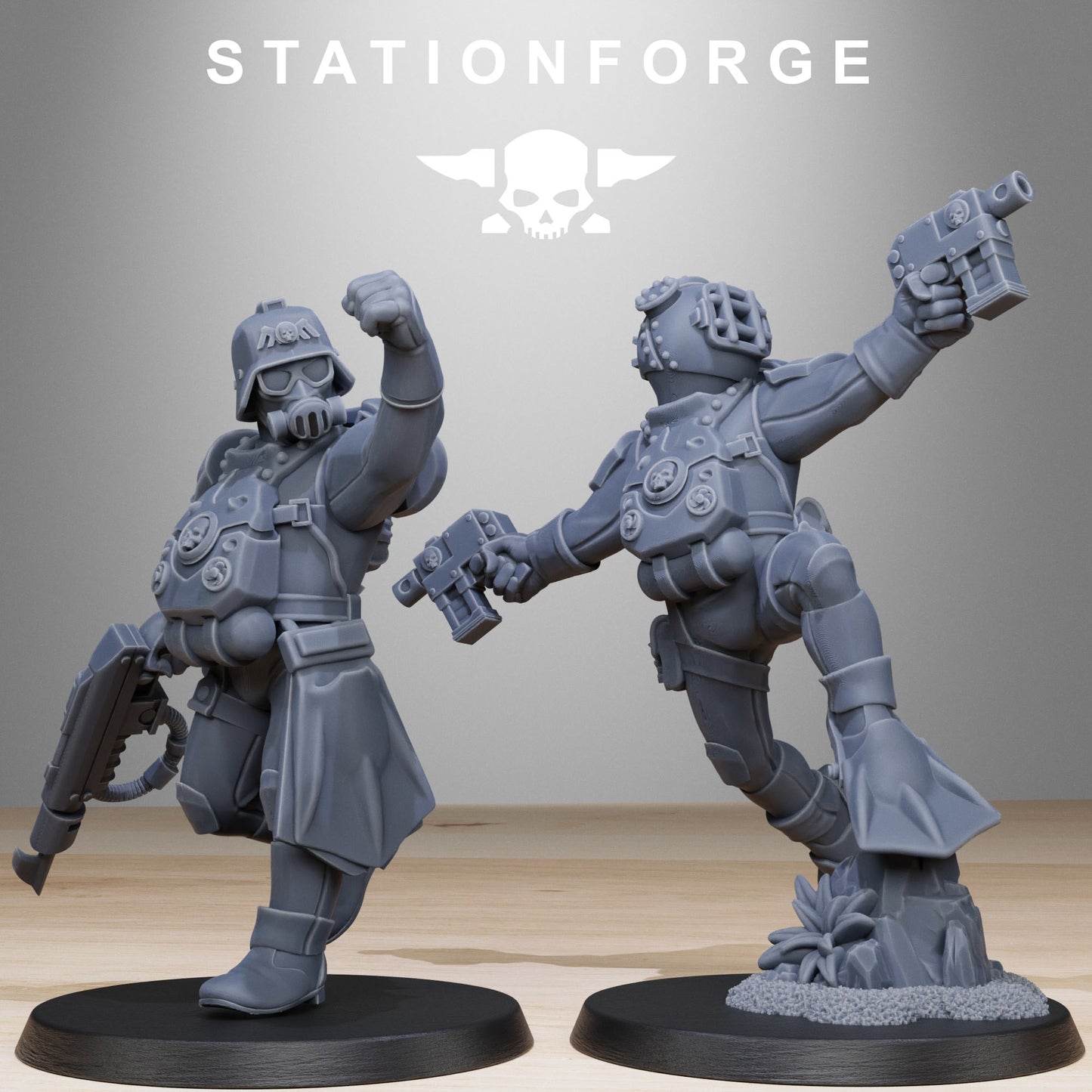 The GrimGuard Divers from Station Forge 32mm