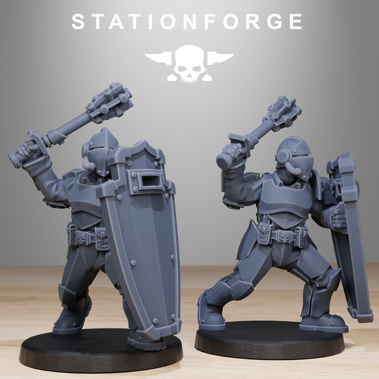 GrimGuard Enforcers Miniatures - Station Forge Warhammer Figures