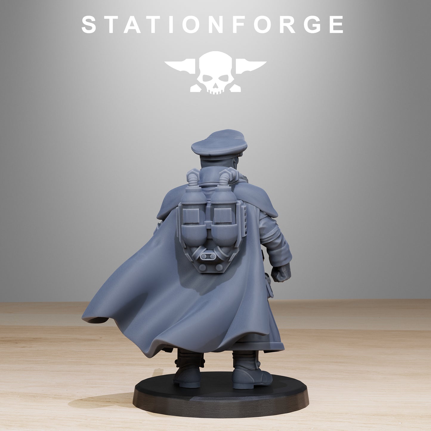 GrimGuard Frostwatch Officer Miniature - Station Forge Warhammer Figures