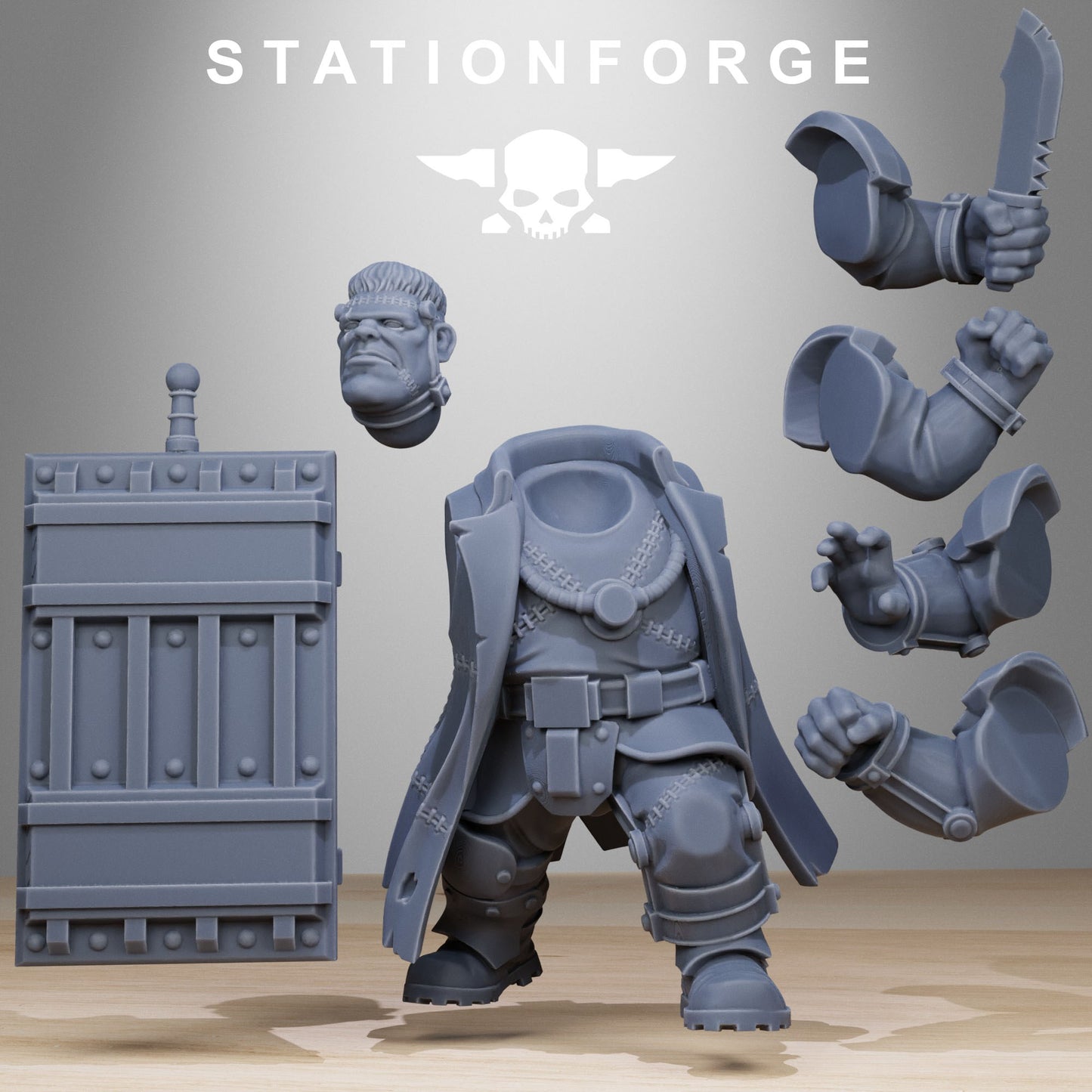 GrimGuard Mutantstein from Station Forge 32mm