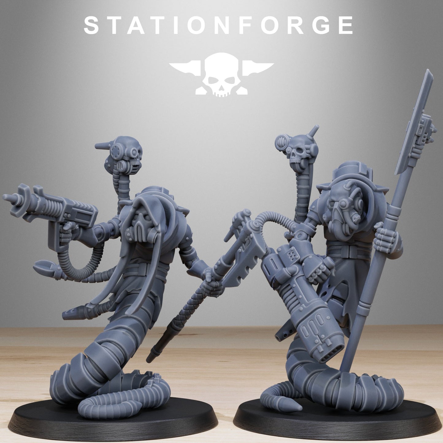 The Scavenger Serpents from Station Forge 32mm