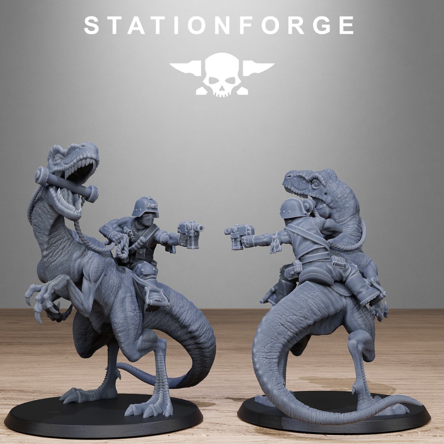 GrimGuard Jungle Raptors from Station Forge 32mm. INC BASES + FREE POST