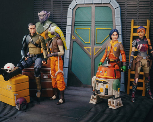 3D Printed Rebels Kit Diorama For 3.75" & 6" Star Wars Figures