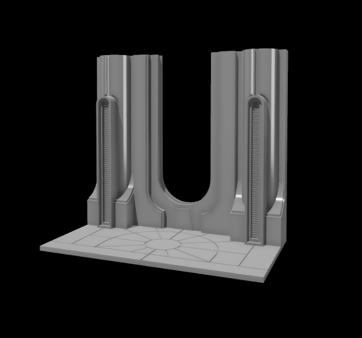 Star Wars 3D Printed Jedi Temple Diorama for 3.75" and 6" Figures