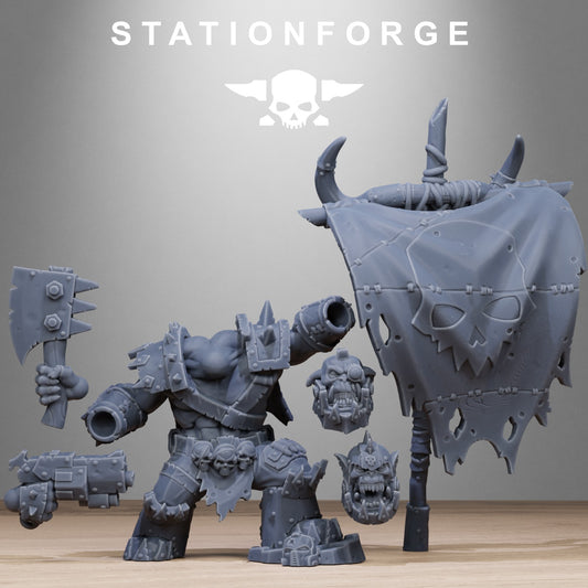 Orkaz bearer boss from Station Forge 32mm. FREE BASE