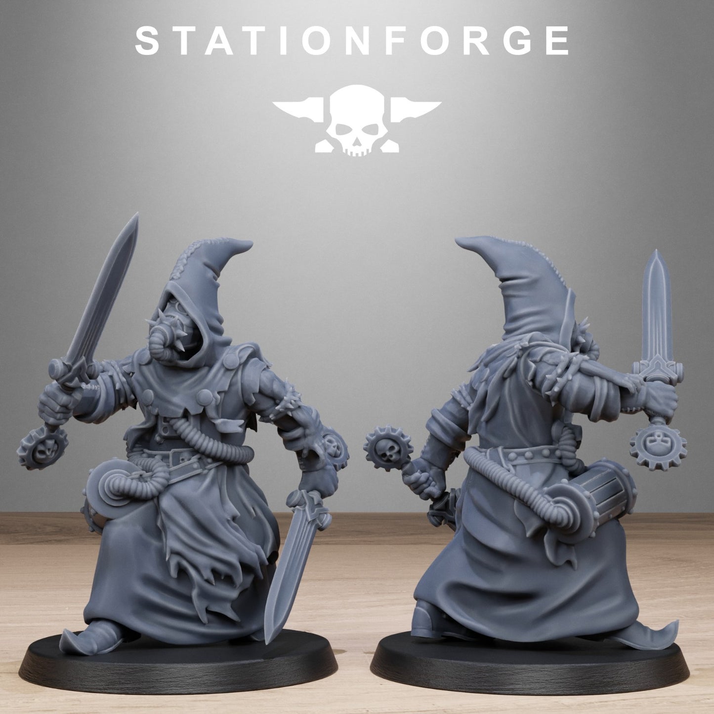 Scavenger mystics from Station Forge 32mm. FREE BASES & POST