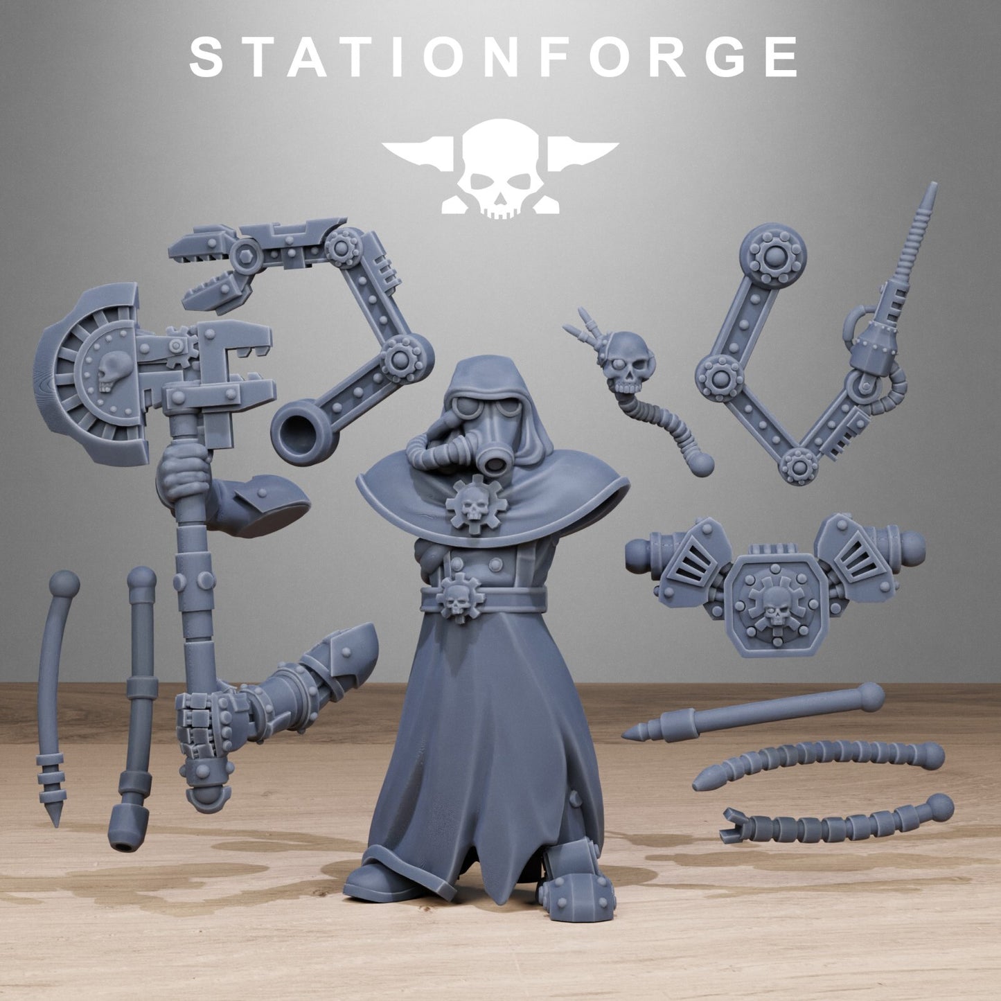 The GrimGuard Tech Engineers from Station Forge 32mm. INC BASES + FREE POST