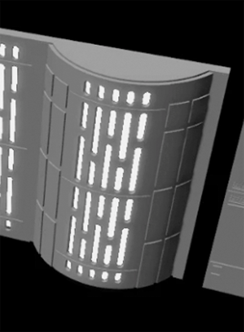 Star Wars 1:12 Death Star Walls – 6" Black Series