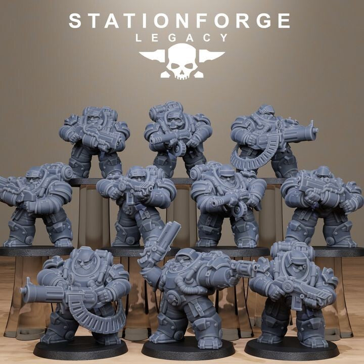 The IronVale Heavies from Station Forge Legacy INC FREE BASES + FREE DELIVERY