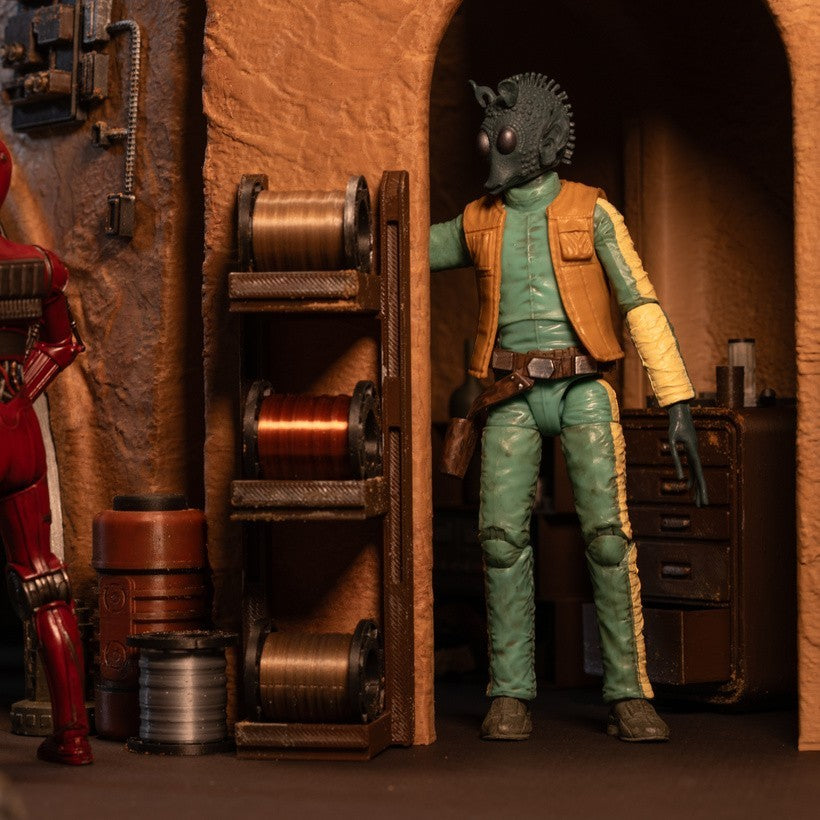 Star Wars 3D Printed Custom Desert Bazaar Diorama