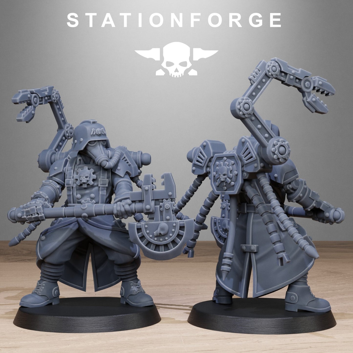 The GrimGuard Tech Engineers from Station Forge 32mm. INC BASES + FREE POST