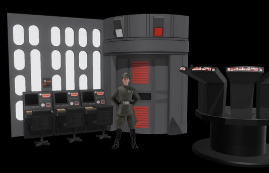 3D Printed Death Star II Command Center Diorama for 3.75 IN (1:18) FIGURE