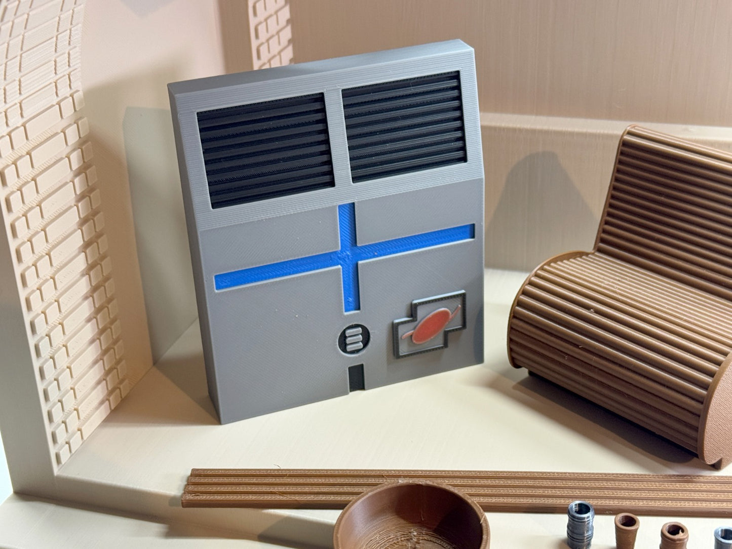 Star Wars 3D printed Mos Eisley Cantina entrance diorama for 6"