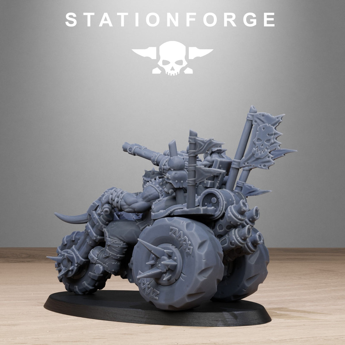 Orkaz Bikers 32mm From StationForge | Support free | Free post | Free Bases
