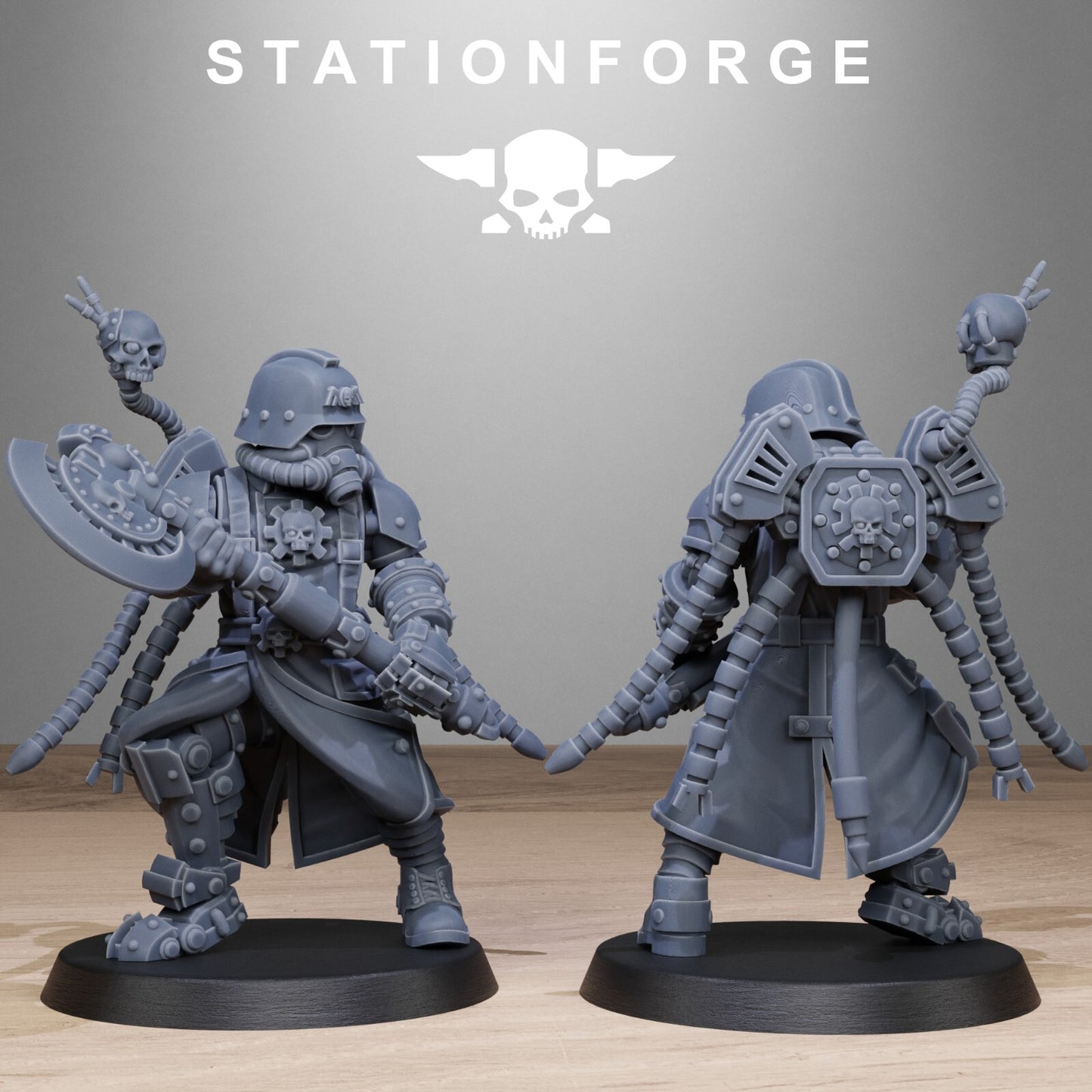 The GrimGuard Tech Engineers from Station Forge 32mm. INC BASES + FREE POST