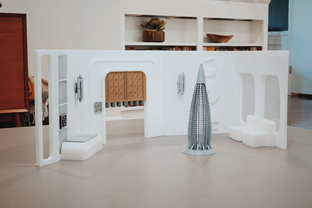 3D Printed Cloud City Diorama for Star Wars Black Series Figures