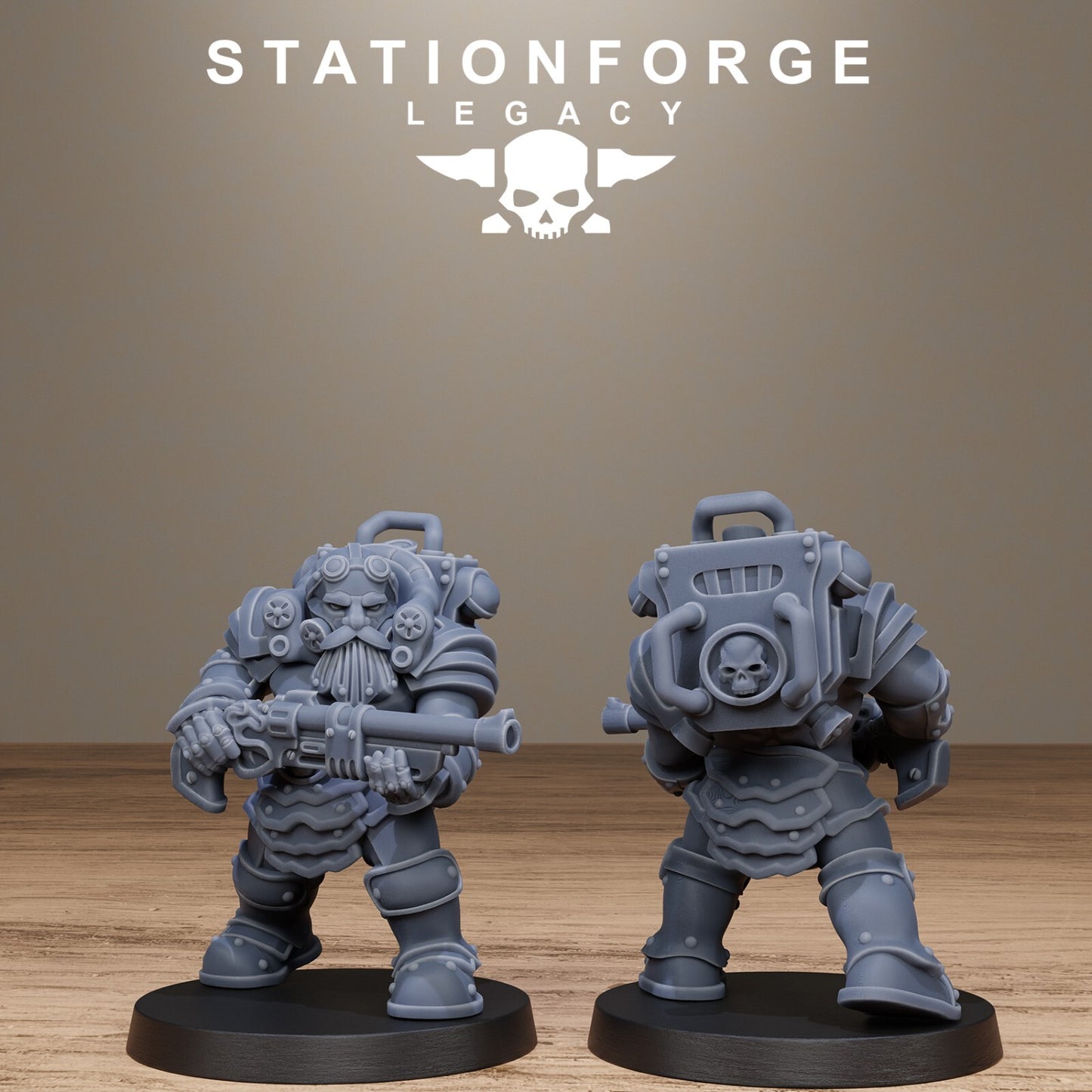 The IronVale Dwarven  Infantry from Station Forge Legacy | INC BASES | FREE POST