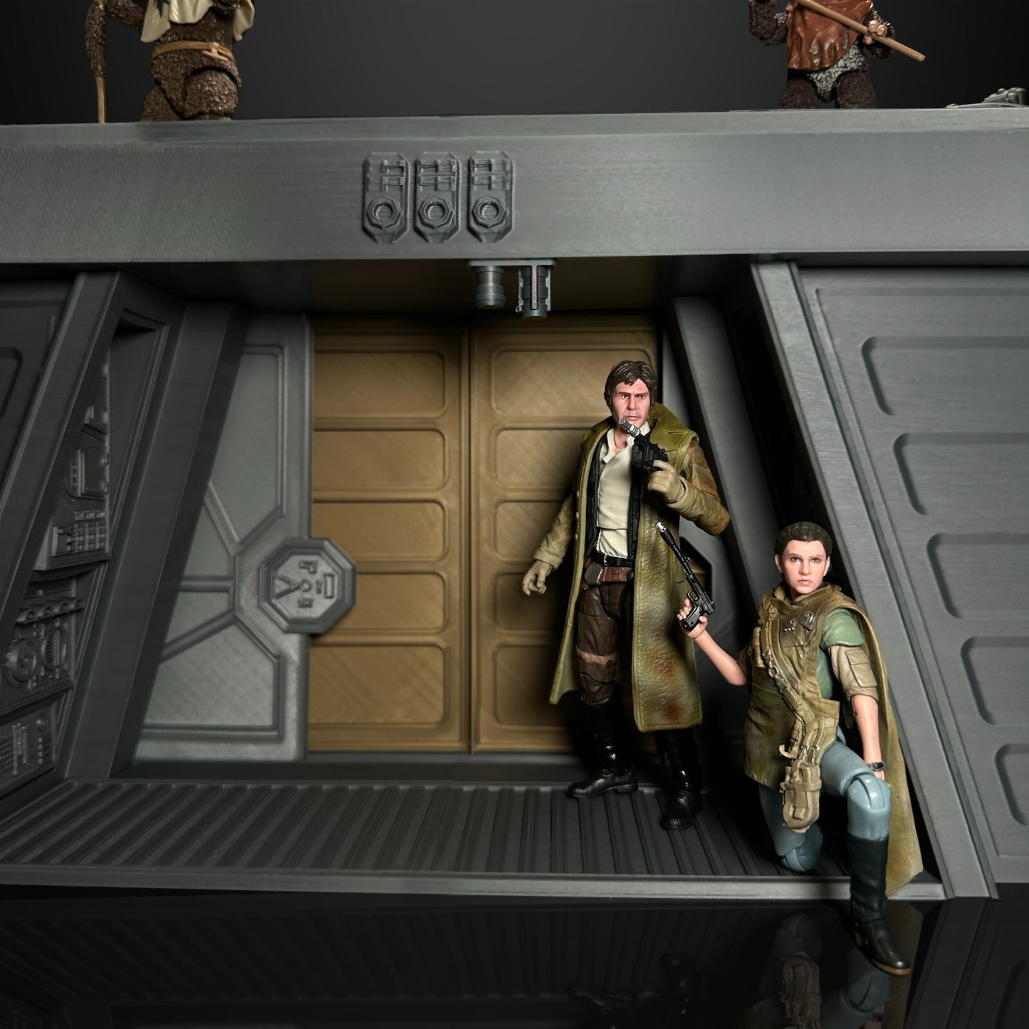 3D Printed Endor Bunker diorama for Black series figures