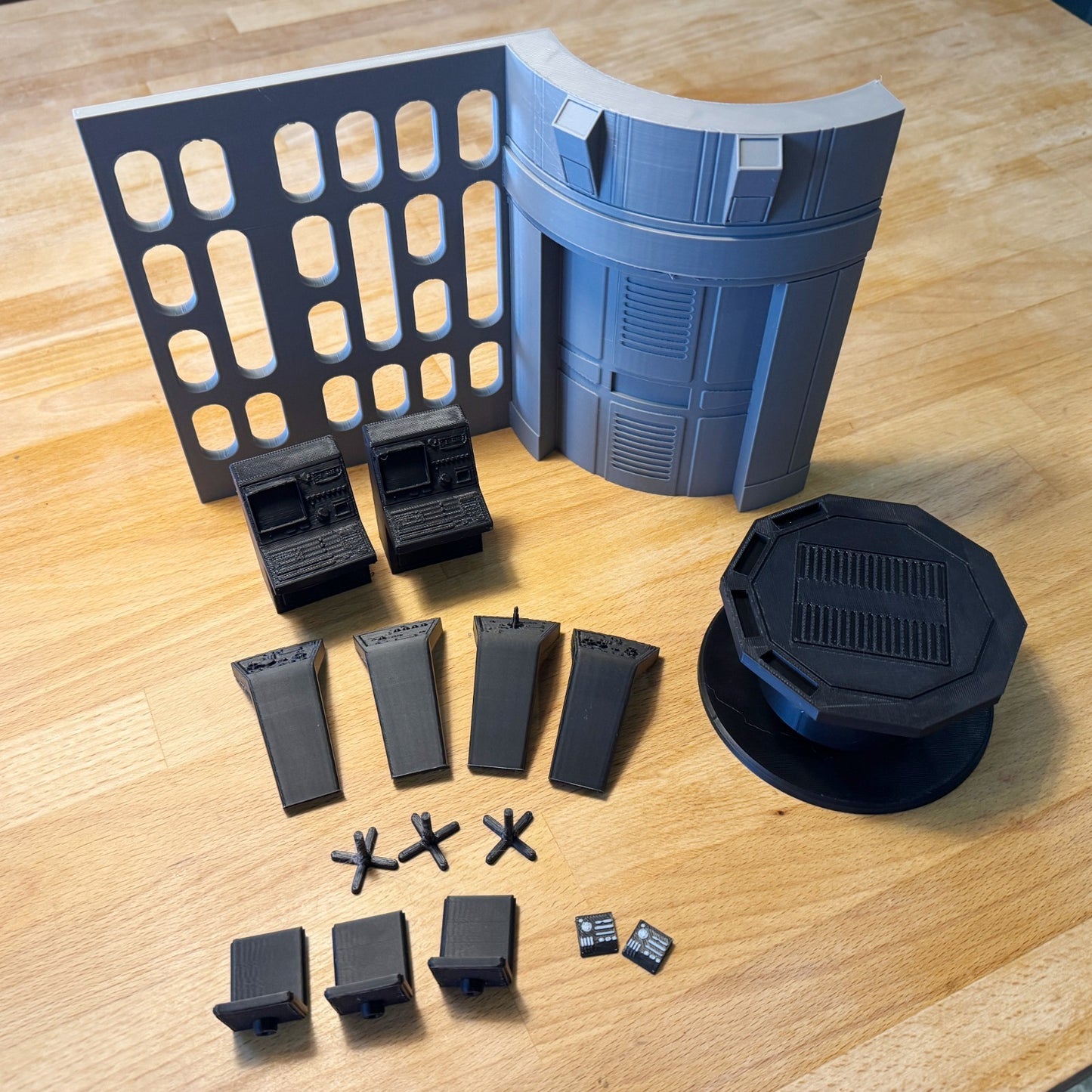 3D Printed Death Star II Command Center Diorama for 3.75 IN (1:18) FIGURE
