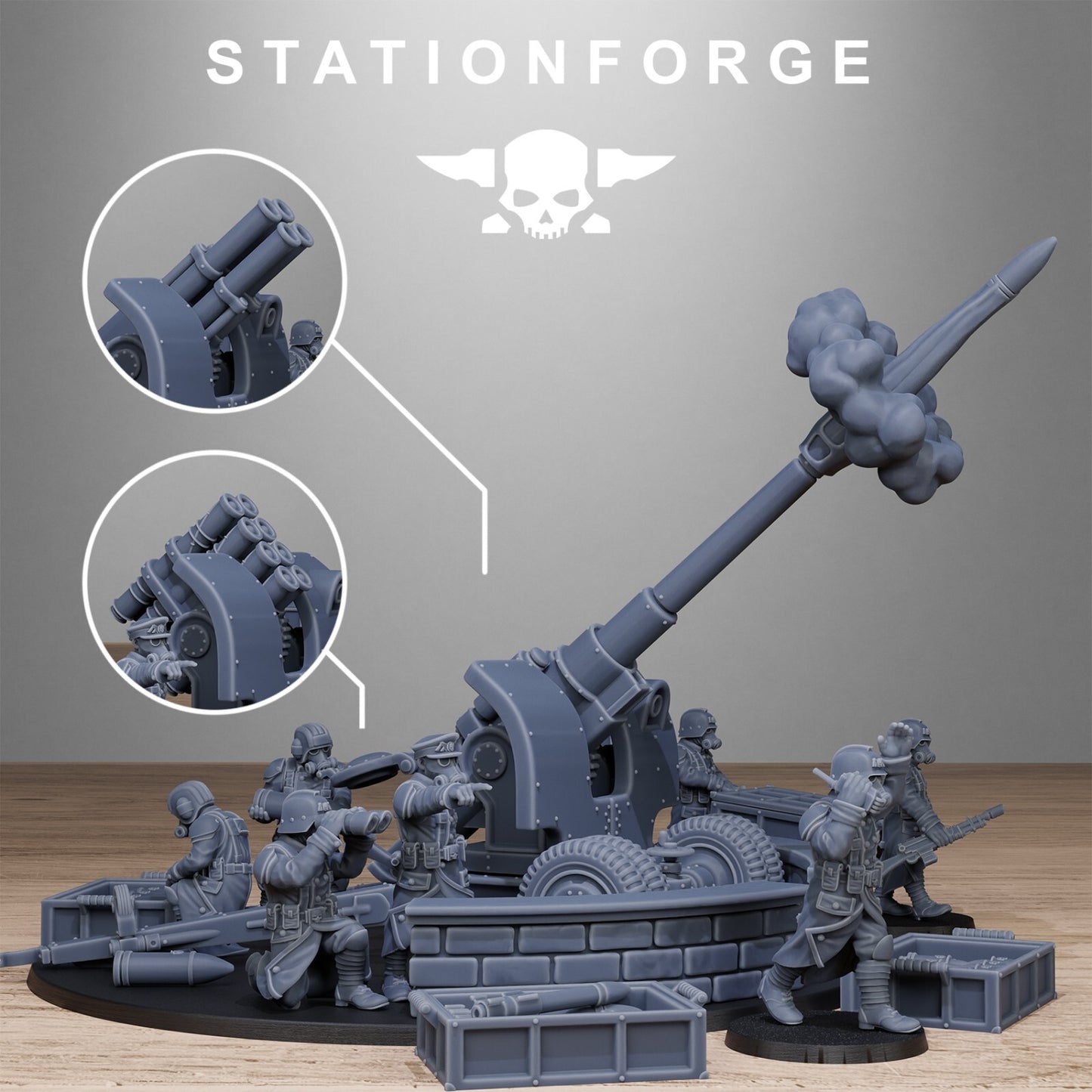 GrimGuard Light Artillery From StationForge Inc Bases and Post
