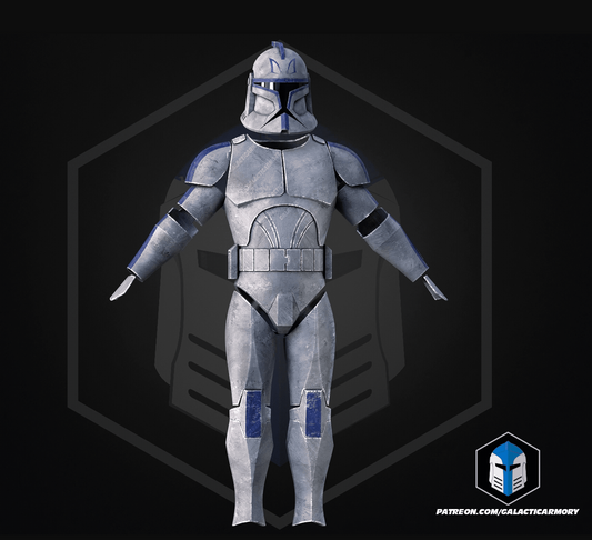 Star Wars The Phase 1 Animated Clone Trooper  Inspired 3D Printed Raw armour