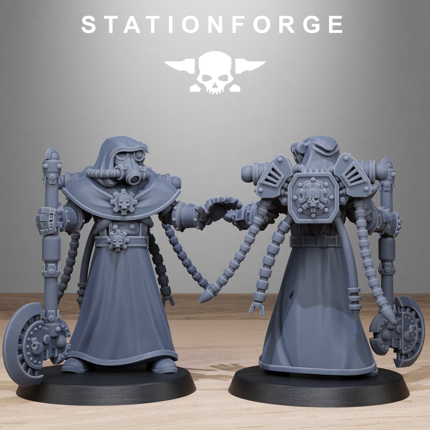 The GrimGuard Tech Engineers from Station Forge 32mm. INC BASES + FREE POST