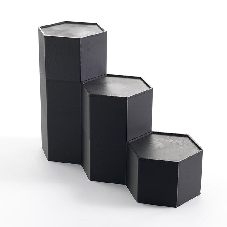 Star Wars 3D Printed Hexagon Display Stand system – 6"  black series Figures