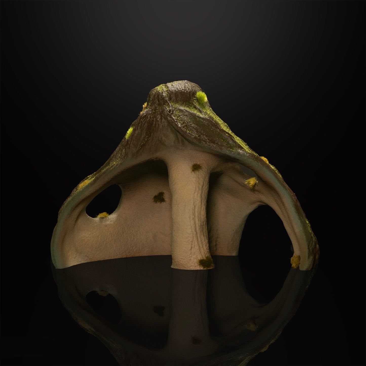 3D printed Yoda hut  diorama for Star Wars black Series figures