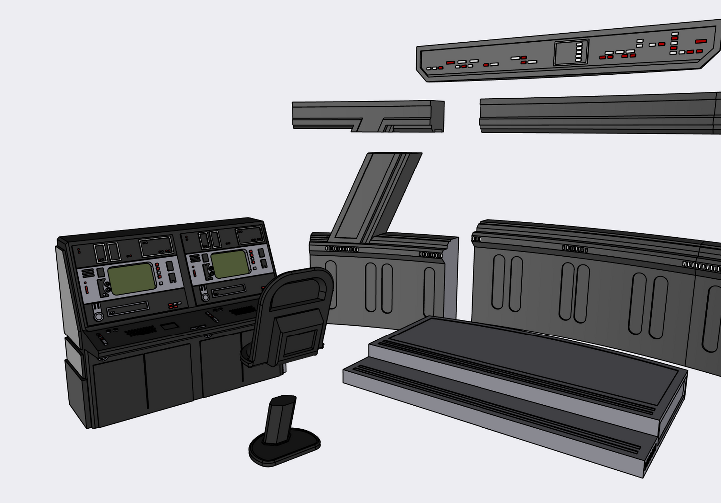 Star Wars 3D Printed Mandalorian Finale Diorama for 6" Figures