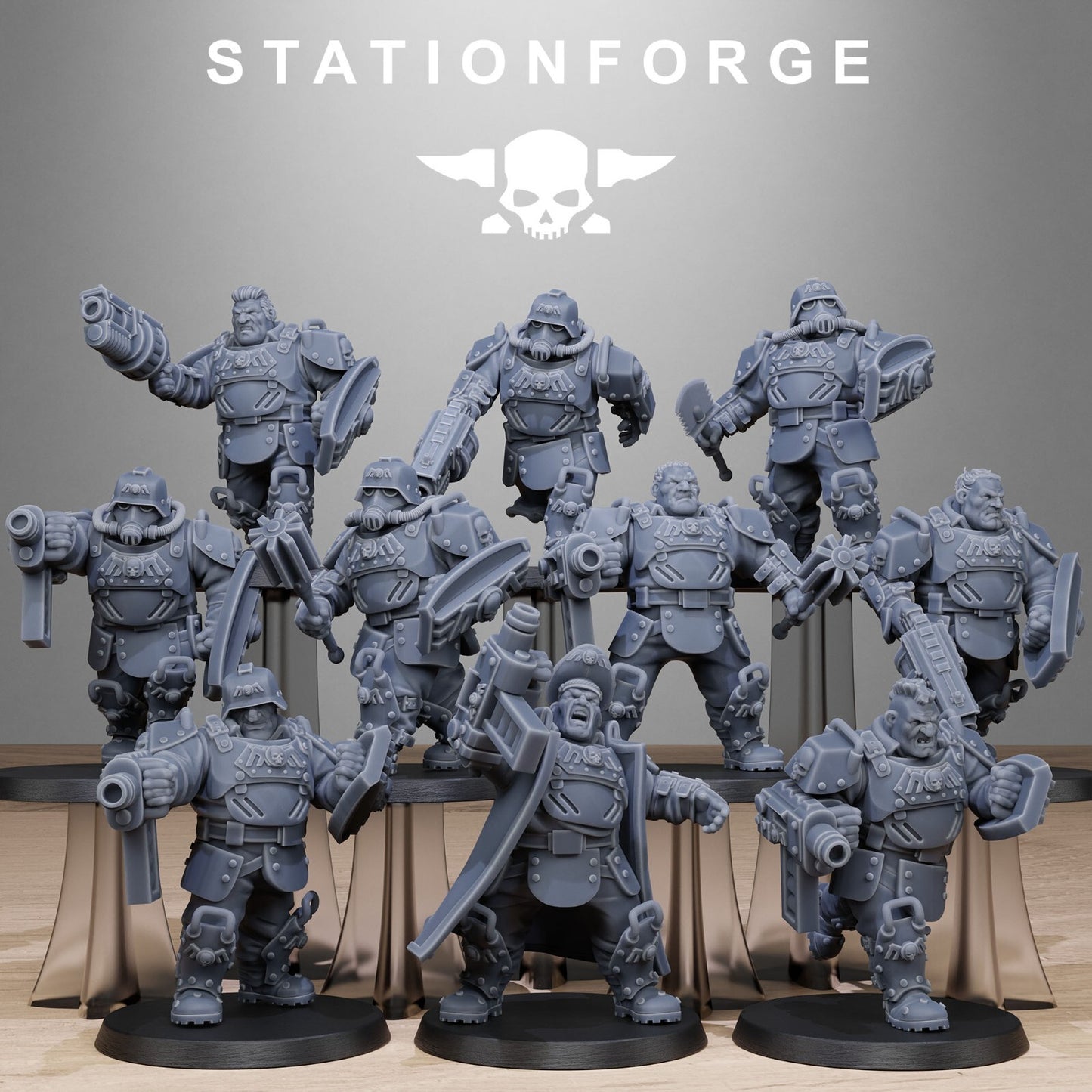 GrimGuard Armored Mutants from Station Forge  INC BASES + FREE DELIVERY