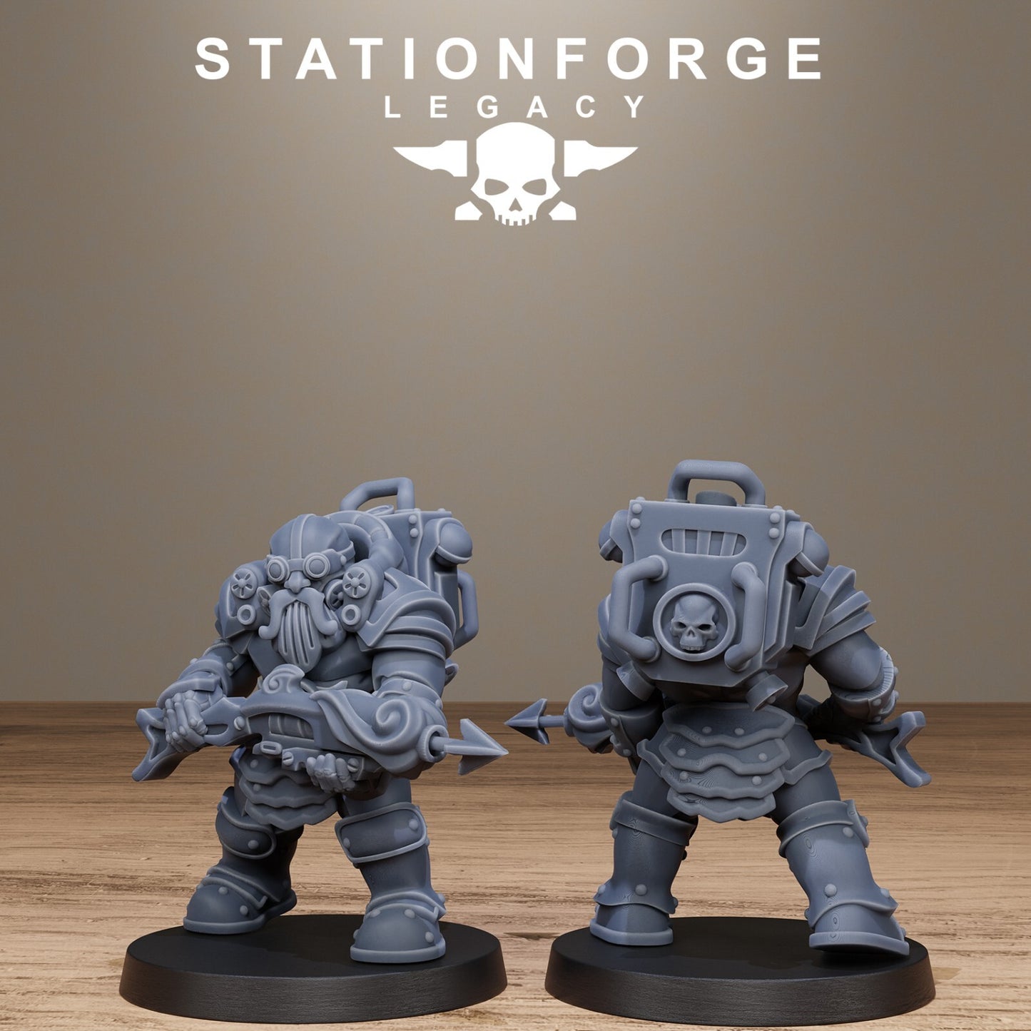 The IronVale Dwarven  Infantry from Station Forge Legacy | INC BASES | FREE POST