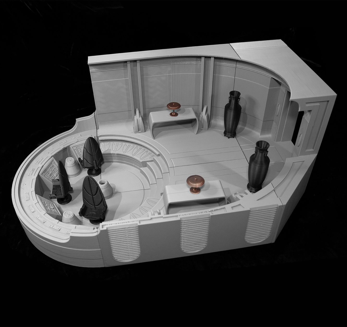 Star Wars Palpatine's Office Diorama 2 for 3.75 IN (1:18) FIGURE DIORAMA
