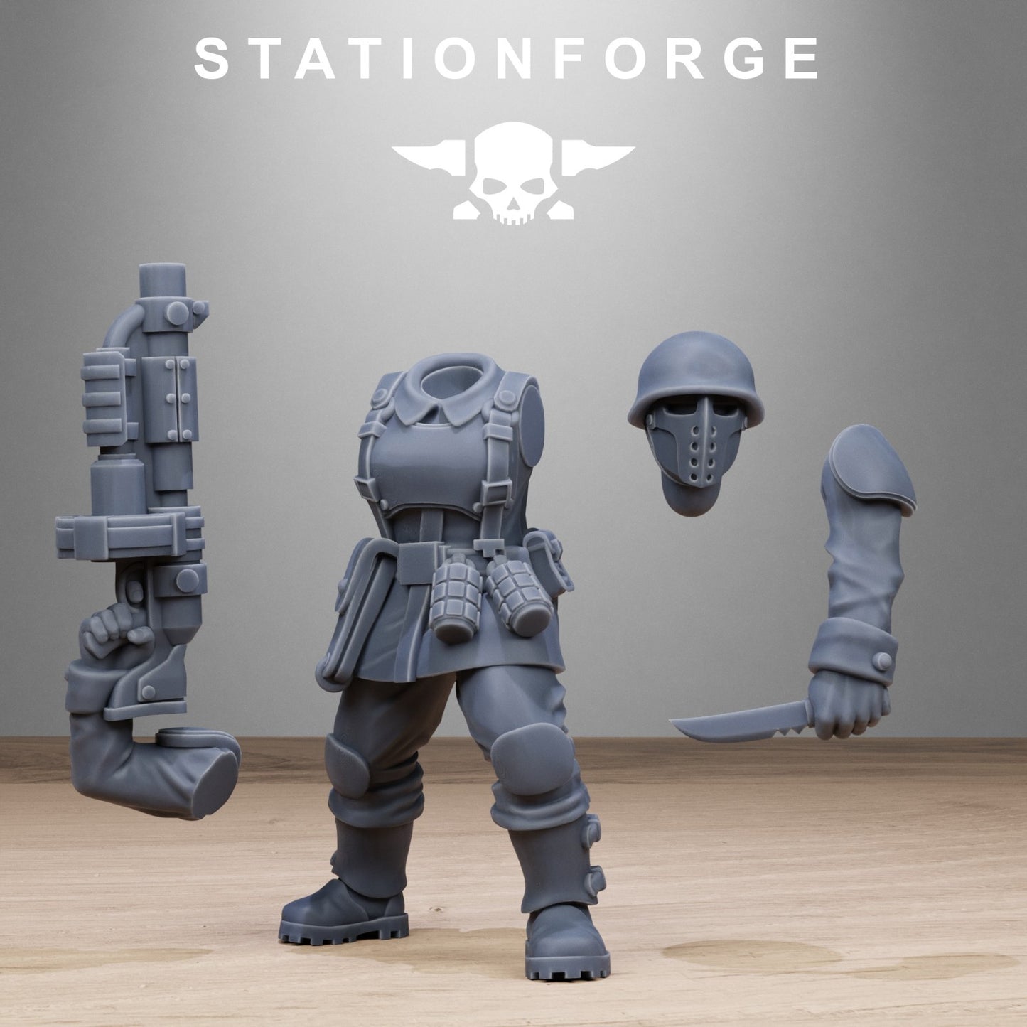 Freeguard sisters from Station Forge 32mm. FREE BASE