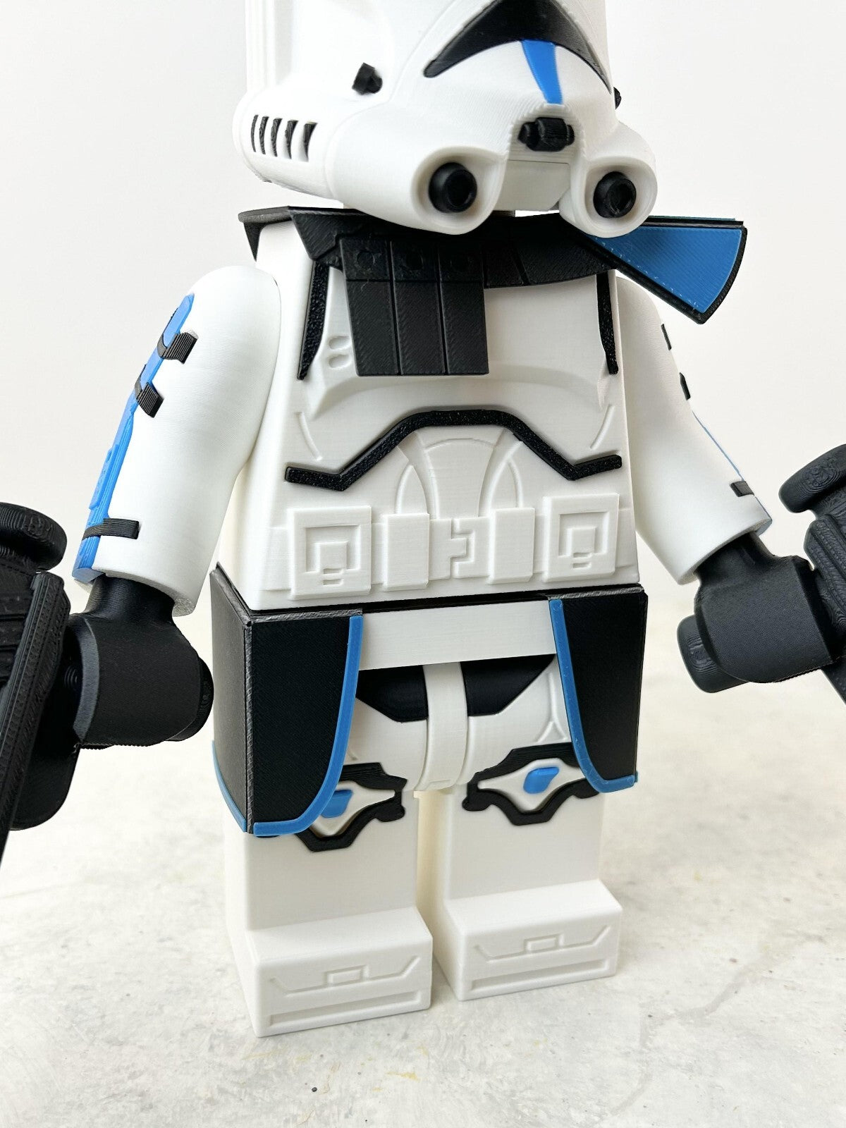 3D Printed. 9" Brick inspired Deluxe Captain Rex Figure