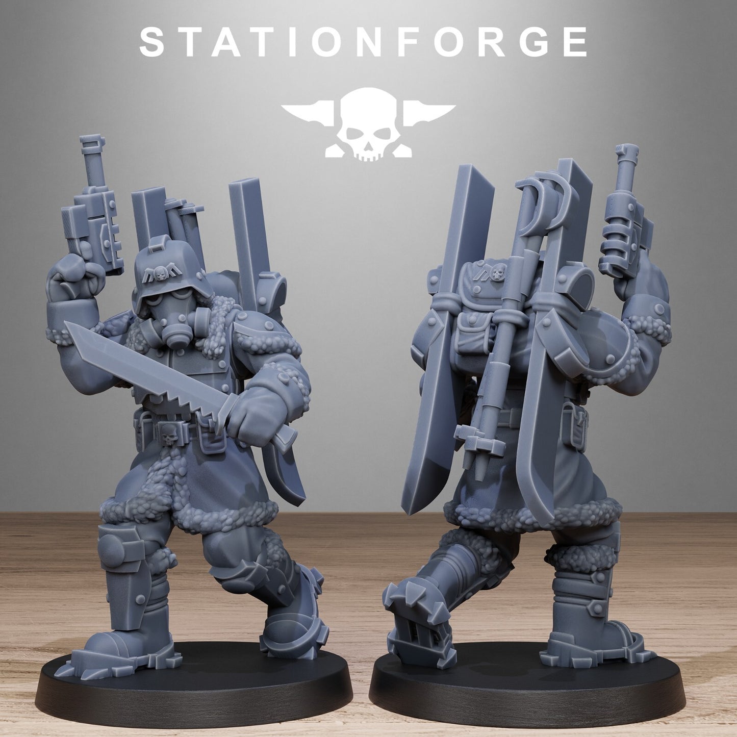 GrimGuard Frostwatch Patrol - Station Forge Wargaming Figures Inc Bases