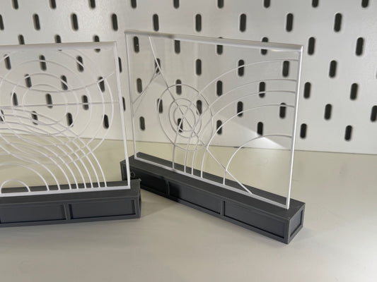 2x Yavin Tactical Screens #2 for 3.75 inch (1:18) Figure Diorama