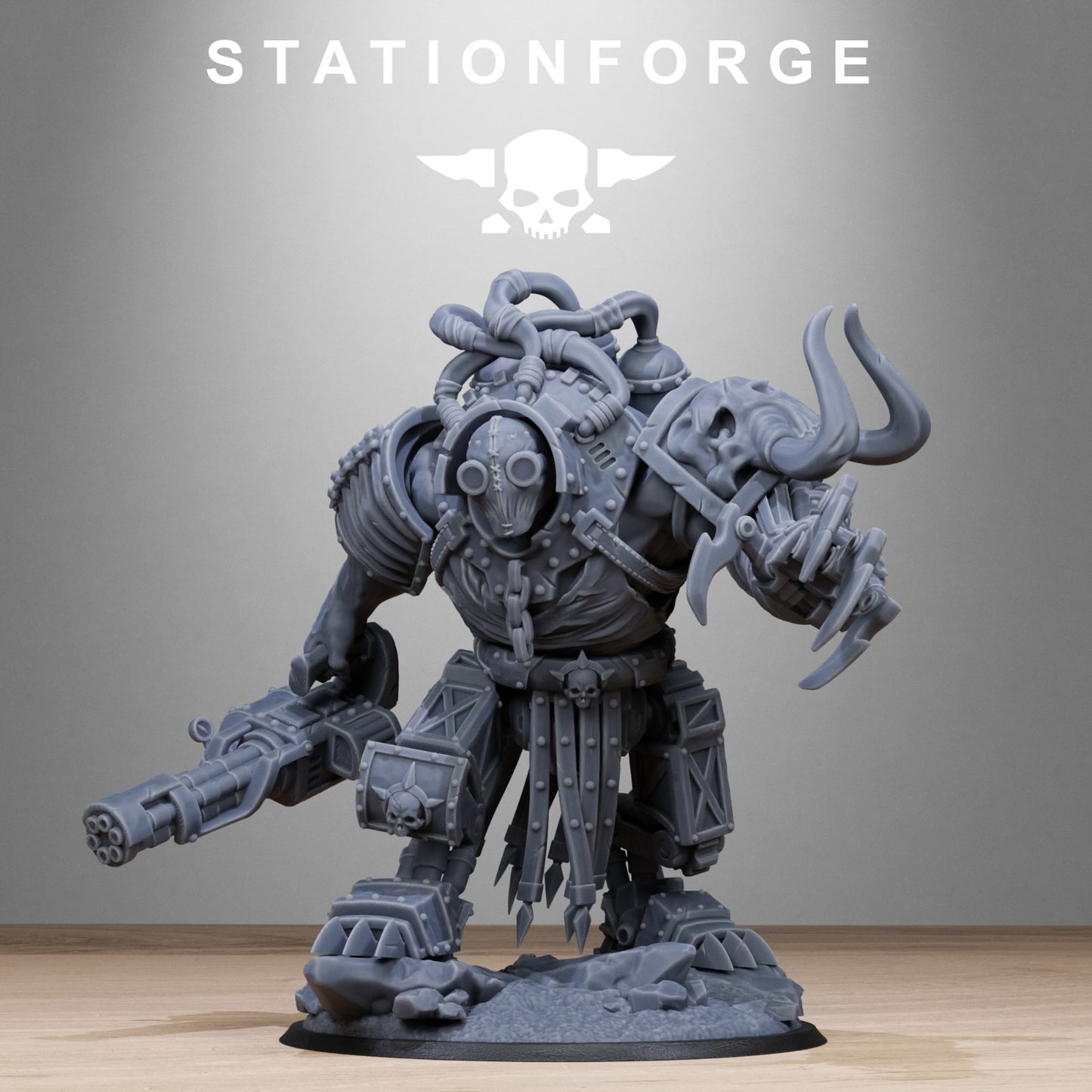 Corrupted Guard Tormentius and 80mm base From Station Forge