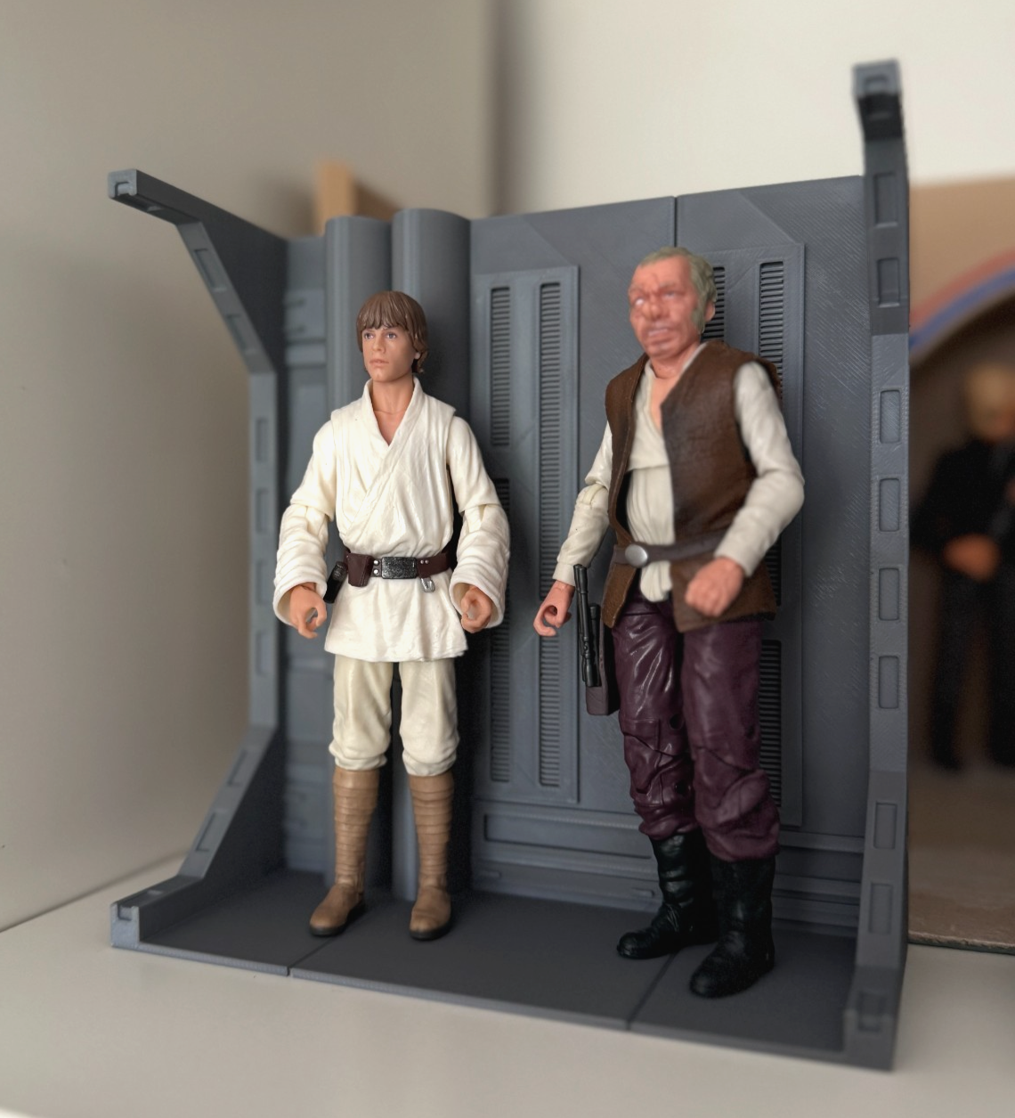 3D Printed Death Star Corridor 4 Diorama for 3.75" Or 6" Figures