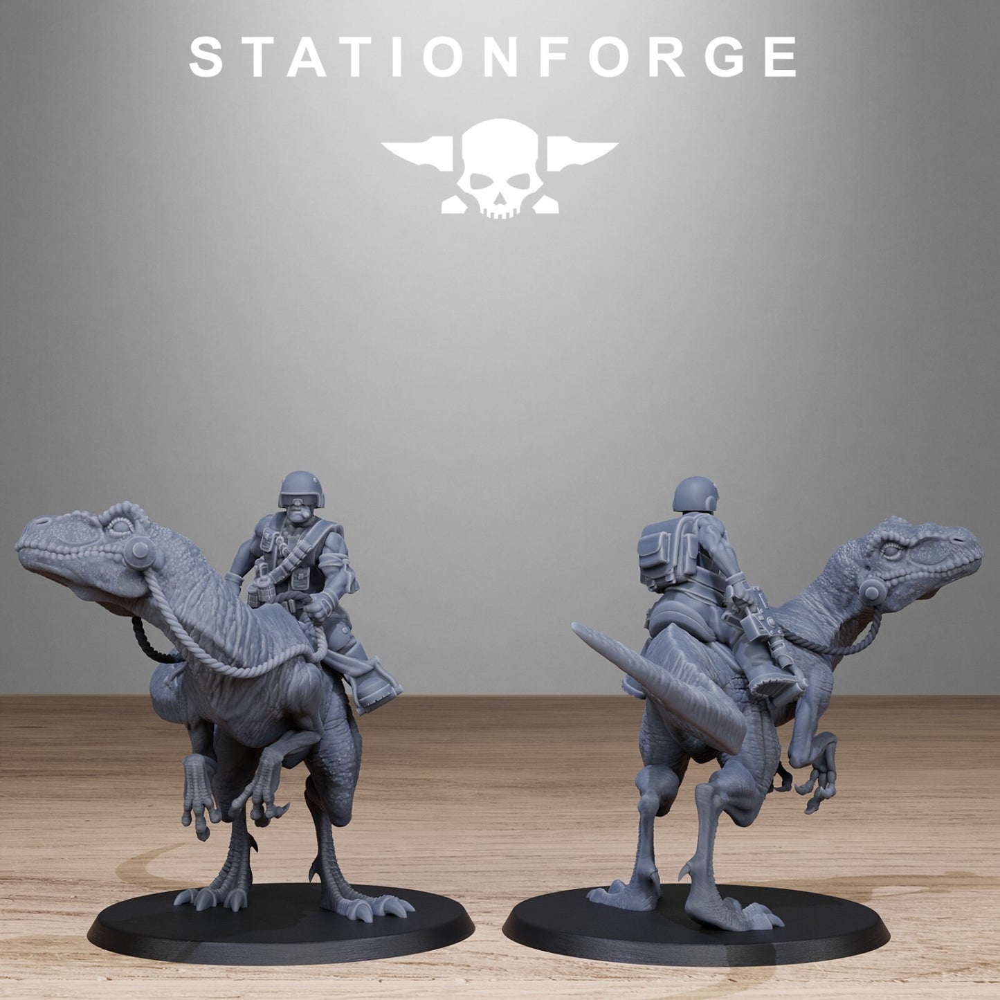 GrimGuard Jungle Raptors from Station Forge 32mm. INC BASES + FREE POST