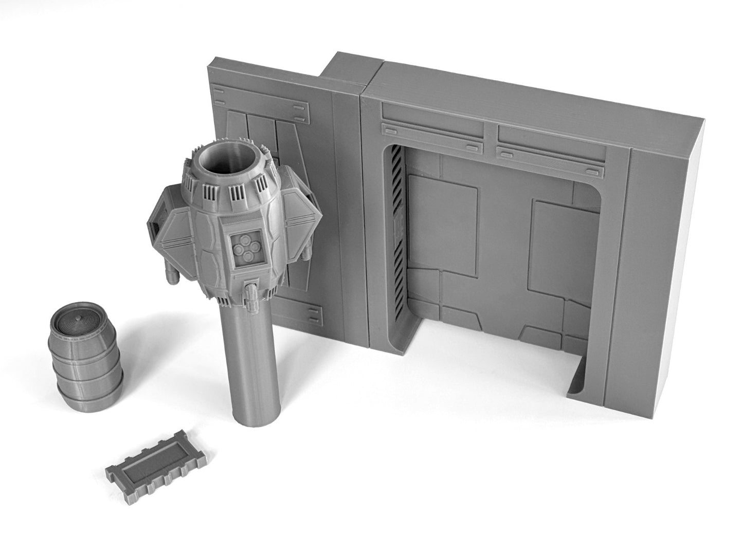 Star Wars Death Star Control Room 327 Door Wall Diorama For 3.75" Or  6" Figures