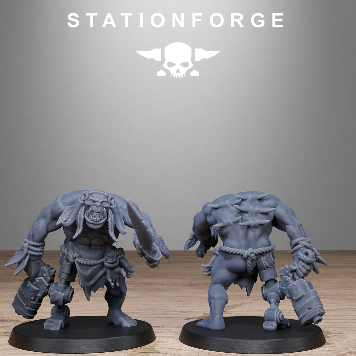 The Orkaz Tribal Infantry from Station Forge 32mm INC BASES + FREE POST