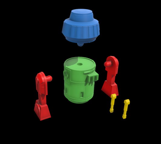 3D Printed Star Wars Sears Cantina Astromech Figure 3.75" or 6" Scale