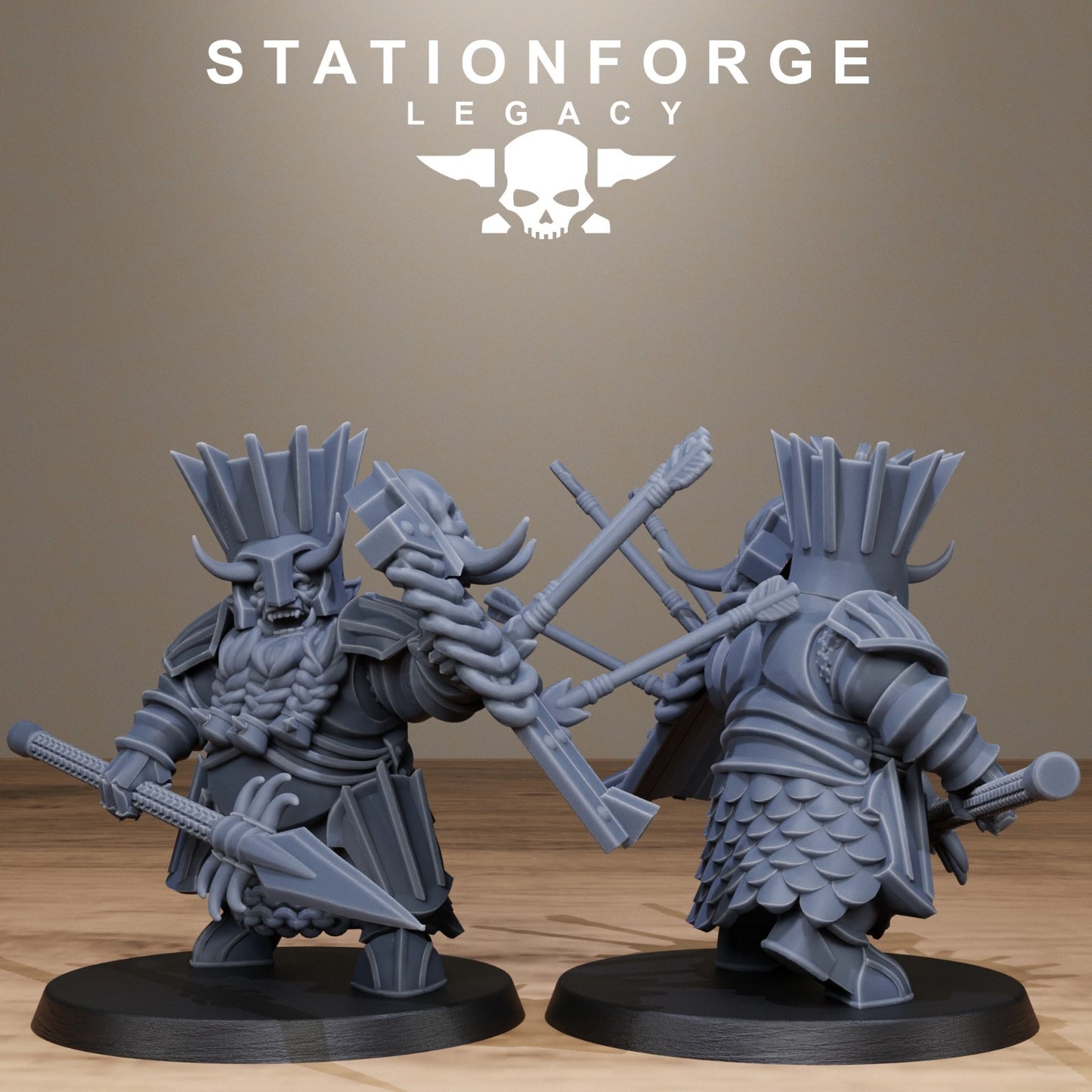 Chaosvale Infantry  from Station Forge 32mm. FREE BASES & POST